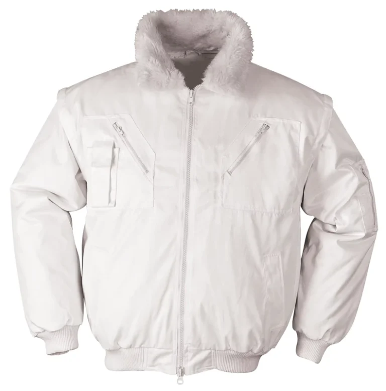White-Color-Winter-Pilot-Jacket-Windproof-Jacket-Work-Custom-Warmer-Jackets-Construction-Work-Winter-Clothes