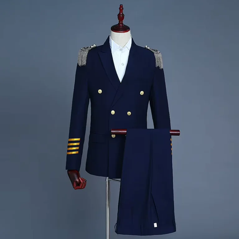 White-Navy-Blue-Mens-Captain-Suit-Coat-Pant-Set-Groom-Wedding-Blazer-Slim-Fit