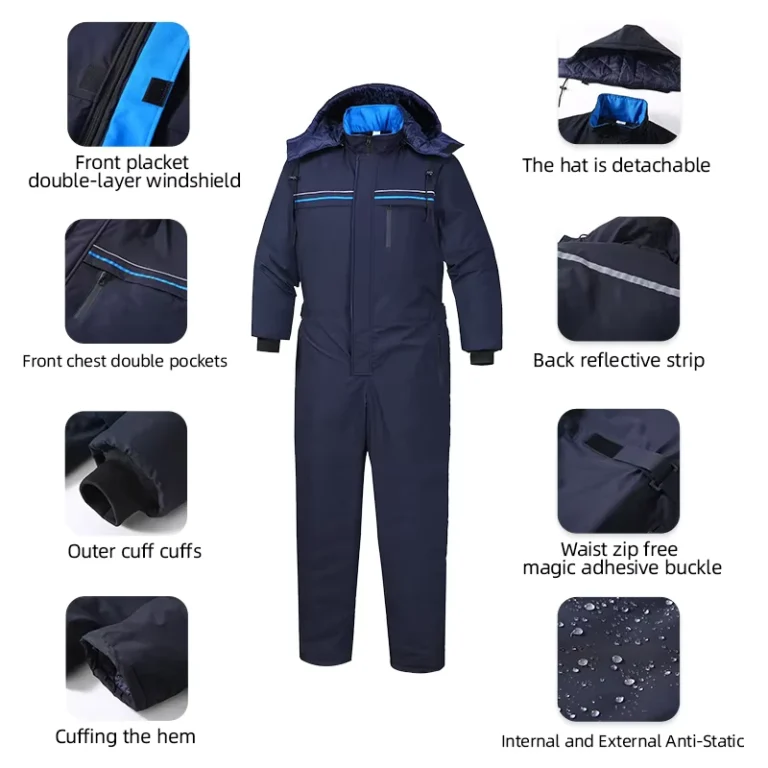 Windproof-Waterproof-and-Antistatic-Coverall-Cold-Storage-Cold-Resistant-Clothing-Cold-Chain-Workwear-Marine-Workwear