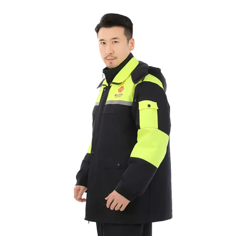 Winter-Clothes-Mens-Cold-Storage-Freezer-Conjoined-Cotton-padded-Jacket-Workwear-Uniform-Warm-Durable-Polyester-Cotton-Uniform