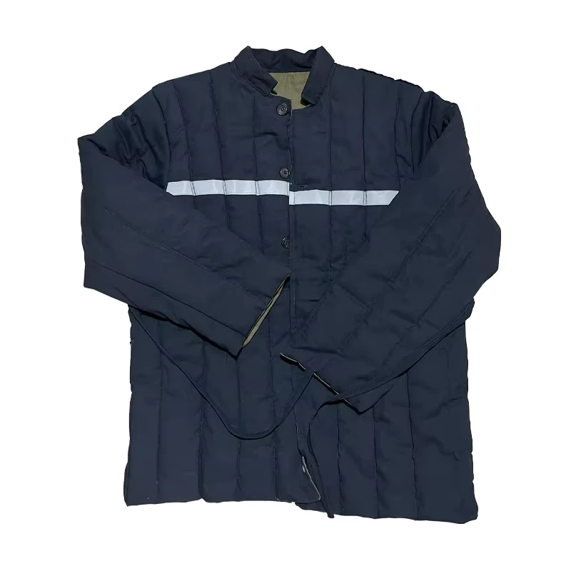 Winter Cotton-Padded Coal Mining Workwear with Reflective Strips