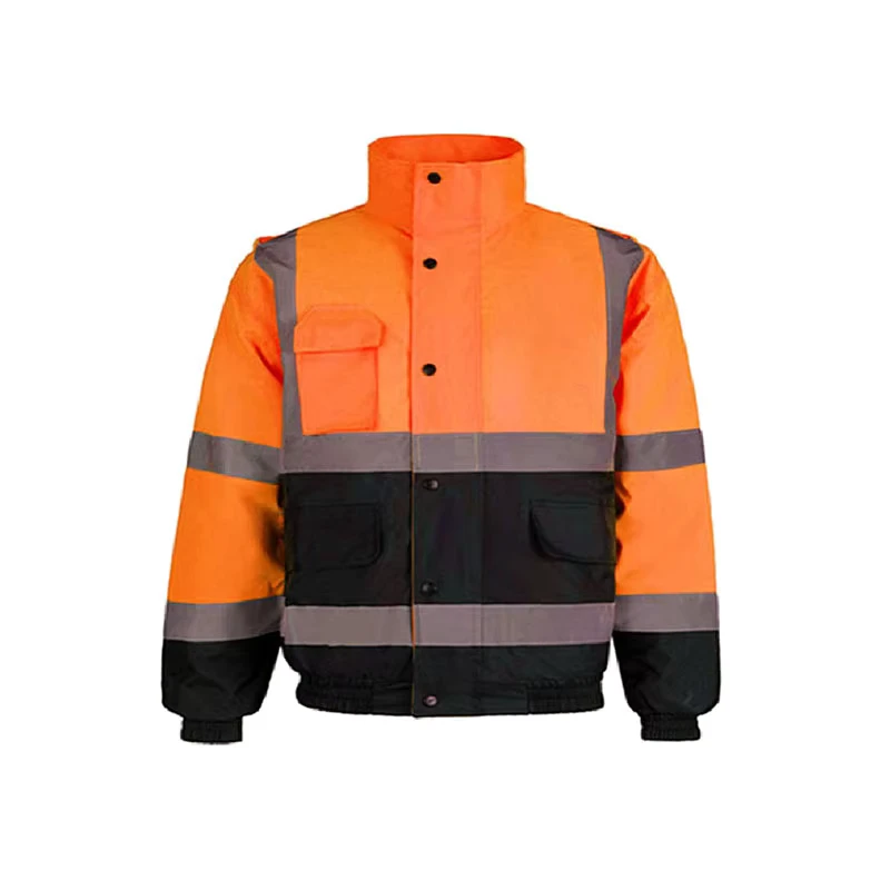 Winter Safety High Visibility Reflective Jacket Reflect Warning Safety Hi Vis Workwear