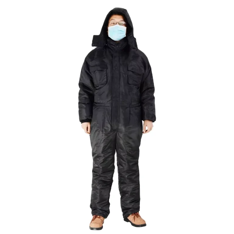 Winter-Safety-Work-Suit-Black-Fiber-Cotton-Waterproof-Cold-proof-Unisex-Full-Suit-for-Cold-Storage-Freezer-Use