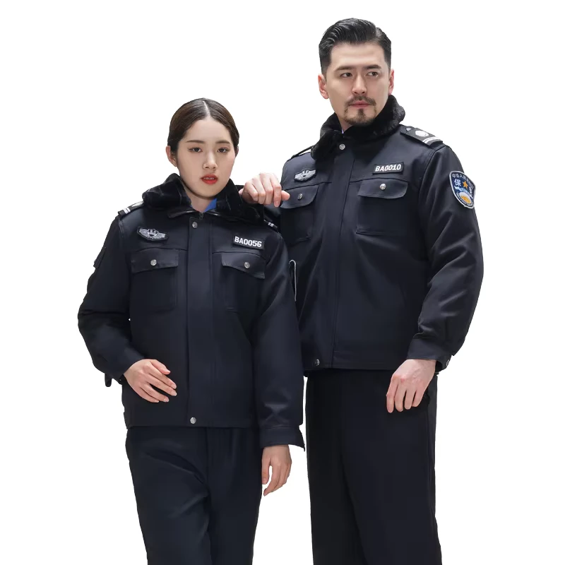 Winter Security Industrial Uniforms Anti Theft for Security Guard Suit Security Uniforms and Equipments