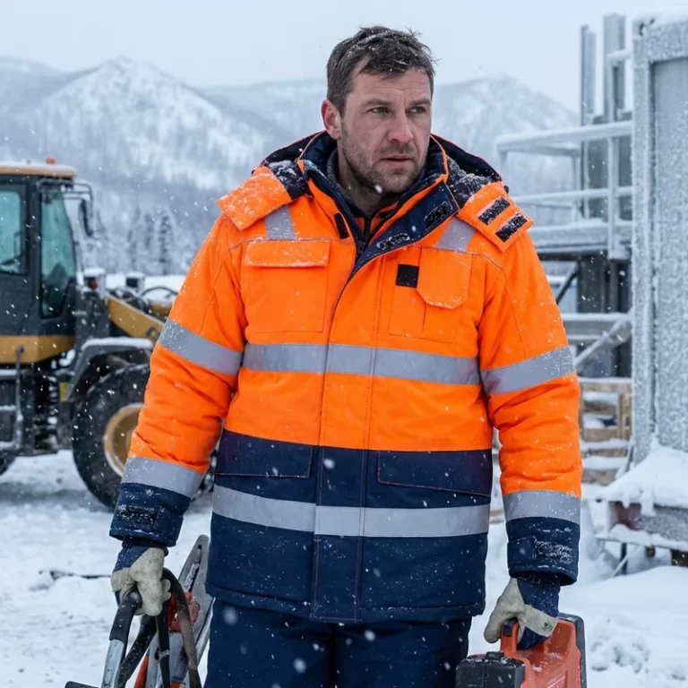 Winter-Thermal-Waterproof-Workwear-with-Reflective-Strips-High-Visibility-Insulated-Jacket-for-Cold-Weather-Safety