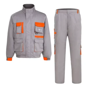 Winter Warm Padded Workwear Jacket and Pants Coverall for Coal Mining Construction