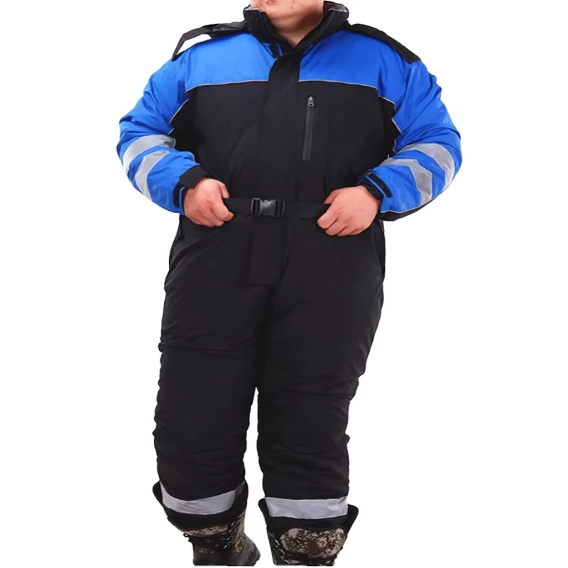 Winter Workwear Safety Coveralls Freezer Suit with Waterproof Function Comfortable Workuniforms for Safe Work Environments