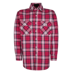 With Custom FR Cotton 7OZ Clothing Welding Work NFPA 2112 Flame Retardant Plaid Shirts