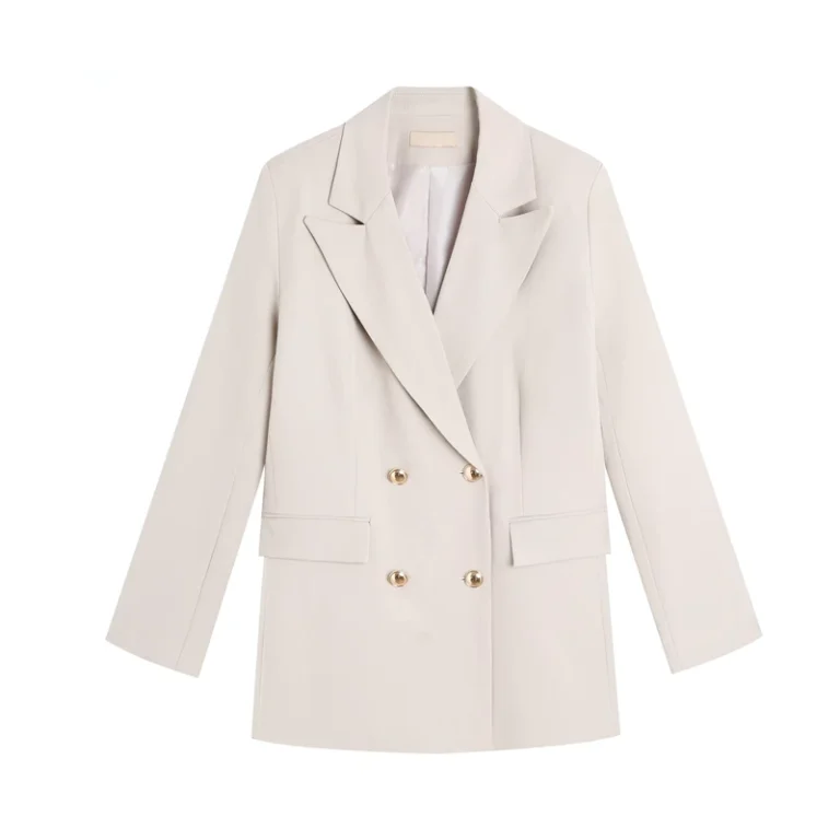 Women-Double-Breasted-Blazer-Multi-Colors-Lapel-Collar-Wrinkle-Resistant-OEM-Custom-Office-Formal-Suit-Factory