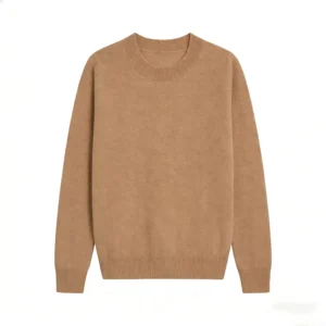 Women Fashion Knitted Sweater Jumper Custom 100% Cashmere Casual Daily Wear Winter Warm Crewneck Soft Ladies Pullover