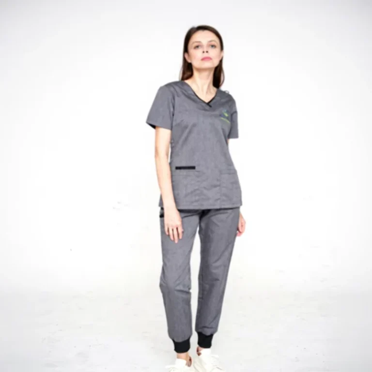 Womens-4-Way-Stretch-Woven-Fabric-Hospital-Jogger-Scrub-Uniform-Set
