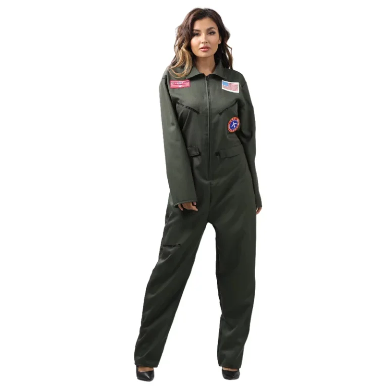Womens-Air-Fighter-Pilot-Jumpsuit-Embroidered-Patches-Pocket-Cosplay-Flight-Suit