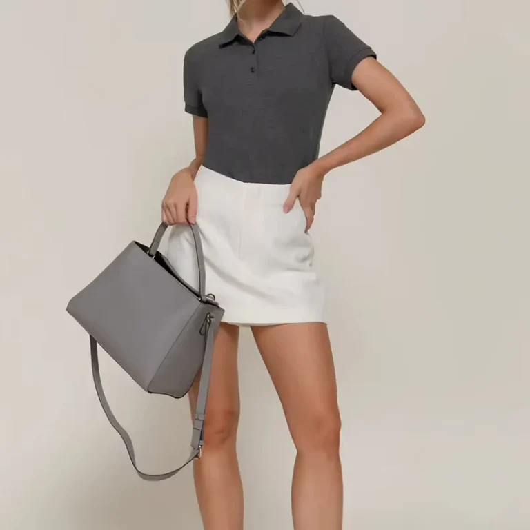 Womens-Cotton-Polyester-Dry-Fit-Golf-Polo-Shirt-Solid-Color