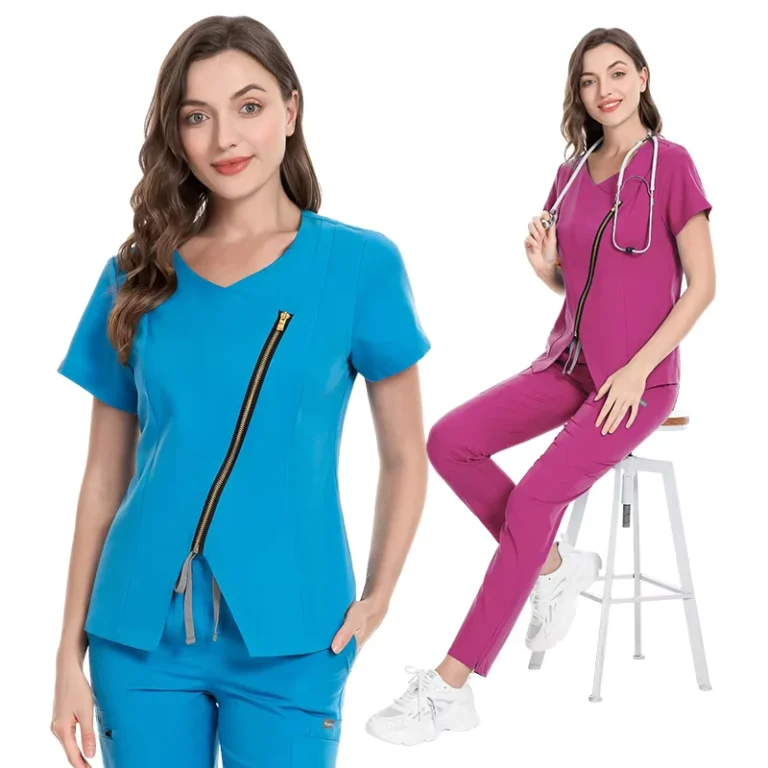 Womens-Hospital-Staff-Medical-Nursing-Scrub-Set