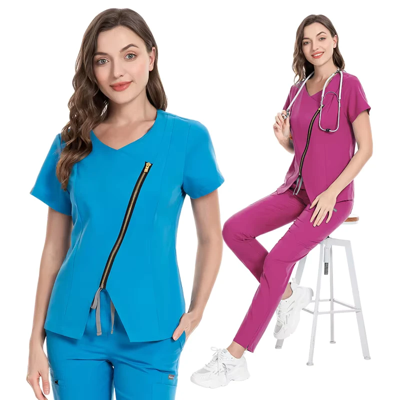 Women's Hospital Staff Medical Nursing Scrub Set