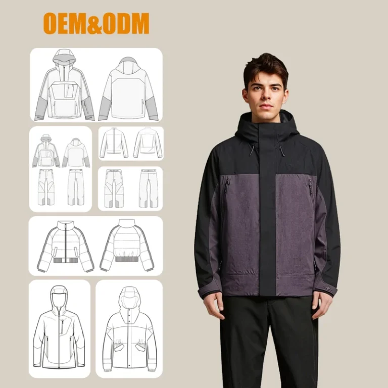 Womens-Lightweight-Ski-Jacket-Waterproof-Windproof-for-OEM