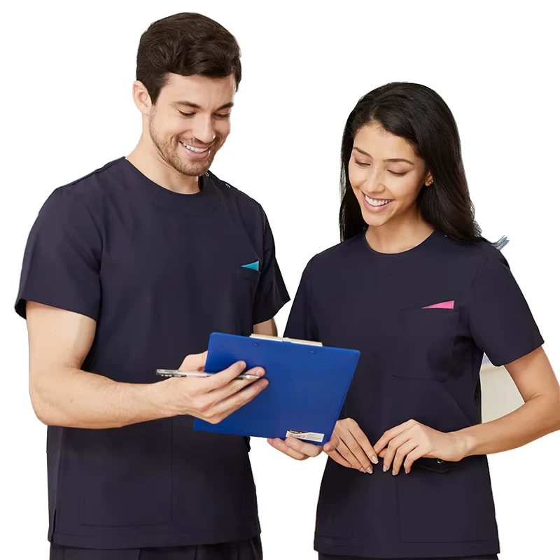 Women's Medical Scrub Sets Summer Hospital Nurse Uniforms Workwear 307