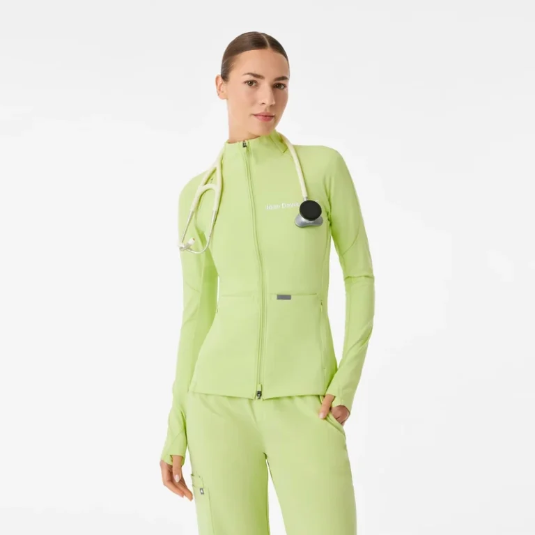 Womens-Medical-Scrub-Suit-Set-Spandex-Polyester-Dobby-Material