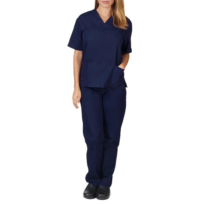 Women's Nursing Scrub Uniform Set for Hospital Medical Use