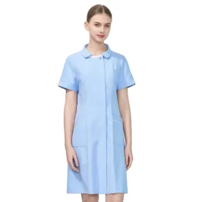 Women’s Short-Sleeve Doctor and Nurse Pharmaceutical Medical Uniform
