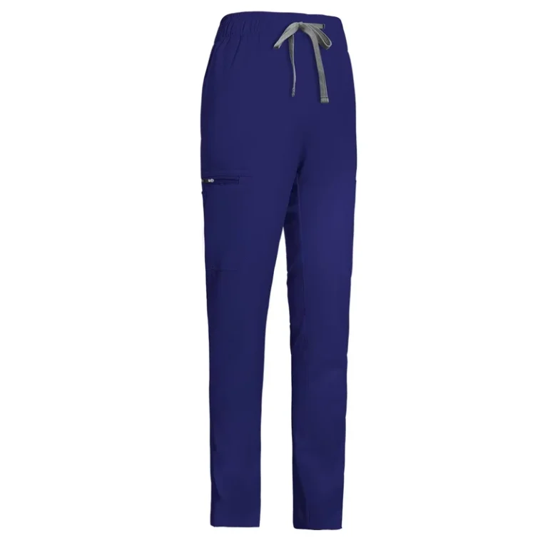 Womens-Slim-Fit-Multi-Pocket-Stretch-Scrub-Pants