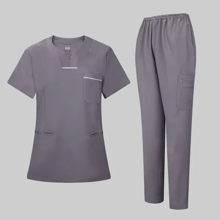 Womens-Surgical-Doctor-Hospital-Nursing-Uniform-Workwear-Medical-Matte-Clothing