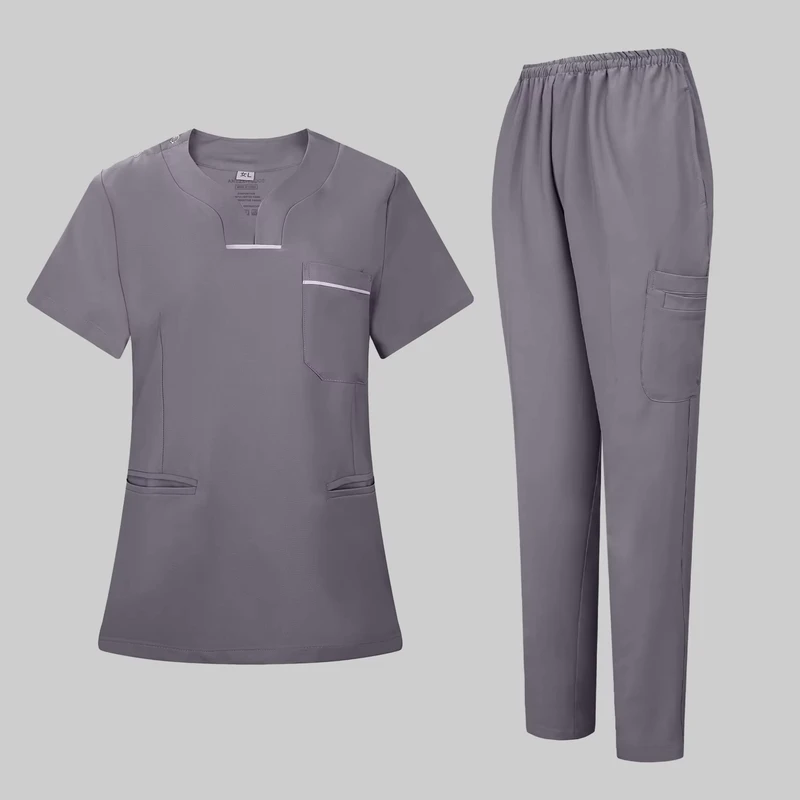 Women's Surgical Doctor Hospital Nursing Uniform Workwear Medical Matte Clothing