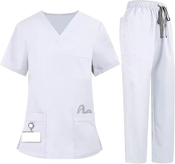 Women's Surgical Scrub Set, Stretch, Soft Top and Pants