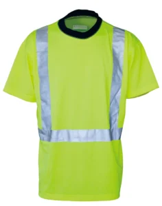 Womens Tactical Short Sleeve Workwear Shirt Hi Vis Industrial Safety Clothing Breathable Polyester Material