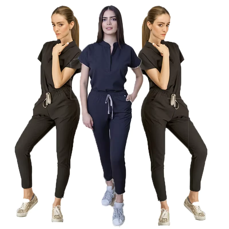 Women's Waterproof Medical Scrub Set for Hospital and Nursing