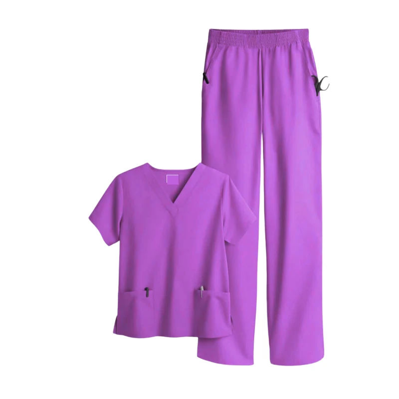 Women's Waterproof Medical Scrub Set for Hospital and Nursing
