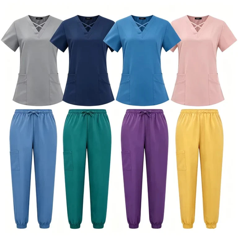 Womens-and-Mens-Breathable-Nursing-Scrub-Uniform-for-Medical-Beauty-and-Dental-Work
