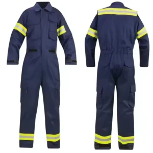 Work Clothes High-visibility Safety Overalls With Reflective Fabric Soft High-safety Suits Custom Logo