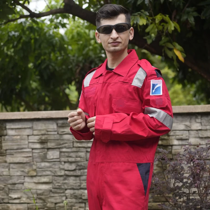 Work Clothes Men Mechanic Coverall Industry Coverall Working Uniform Fireproof