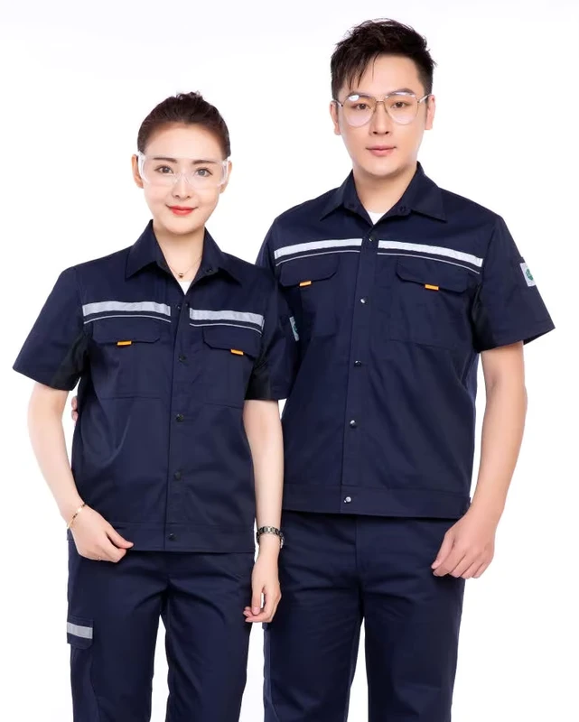 Work Coverall Breathable Waterproof Polyester Cotton Construction Wear Uniform Set Plus Size Unisex