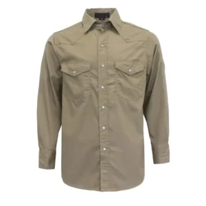 Work FRC 6.5OZ Cotton Snaps NFPA2112 Fire Retardant Welding Electrician Shirts