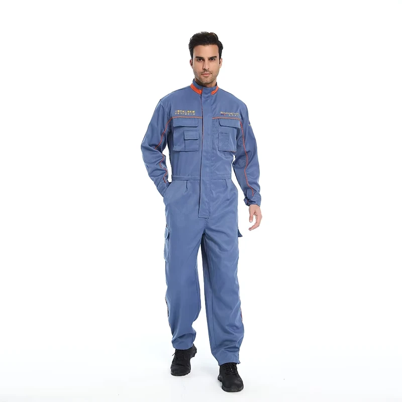 Work Overalls Boiler Suit Coverall Mechanics 65% Polyester 35% Cotton