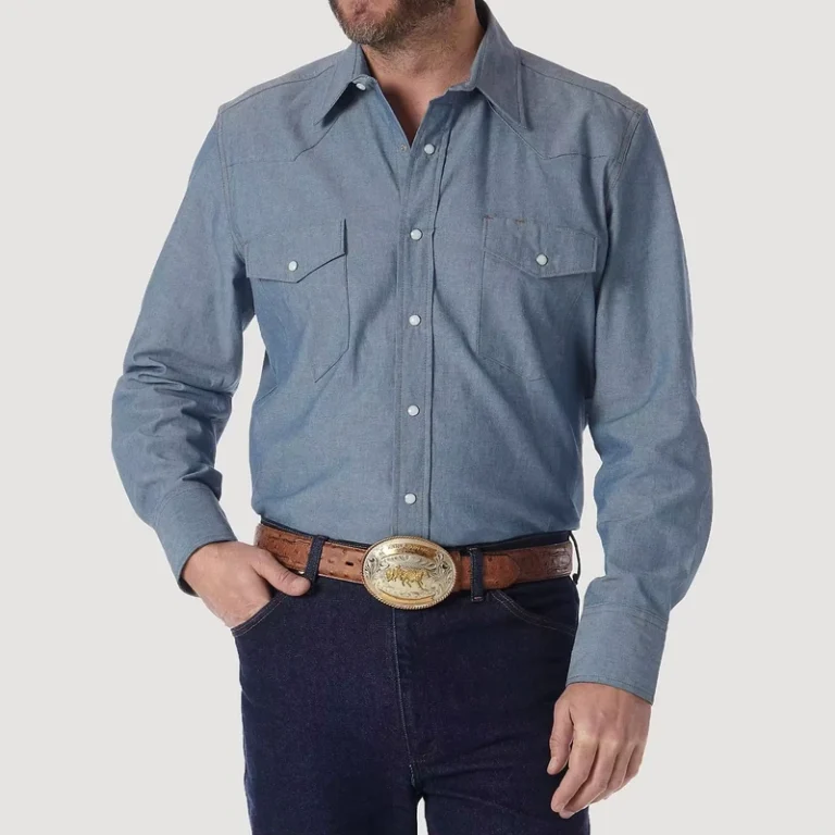 Work-Shirts-With-Custom-Logo-For-Men-100-Cotton-Long-Sleeve-Button-Up-Work-Shirt-Twill-Fabric-Breathable-Work-Shirt