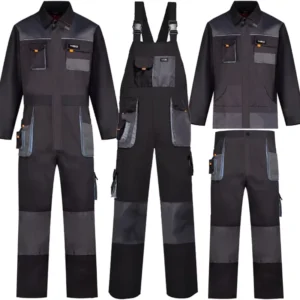 Work Uniform for Men Multi Pocket Wear resistant Car Repair Mechanic Overalls Welding Clothes Bib Pants Coverall Suit Jumpsuit