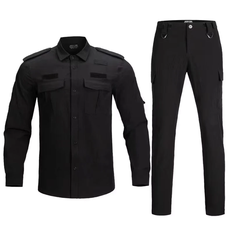 Work of Security Guard Uniform Design Security Protection Clothes Uniform S 3XL Summer Long Sleeve Uniforms