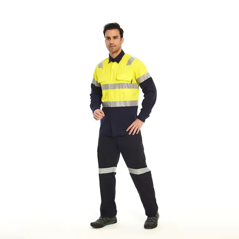Working-Uniform-Reflective-Safety-Suit-Hi-Vis-Yellow-Orange-Shirt-Pants-Sets-Hi-Vis-Clothes
