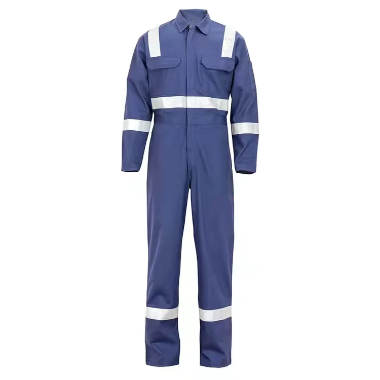 Workwear-Cotton-Flame-Retardant-Coverall-Fire-Resistance-Clothing-Pilot-Coveralls-With-Reflector