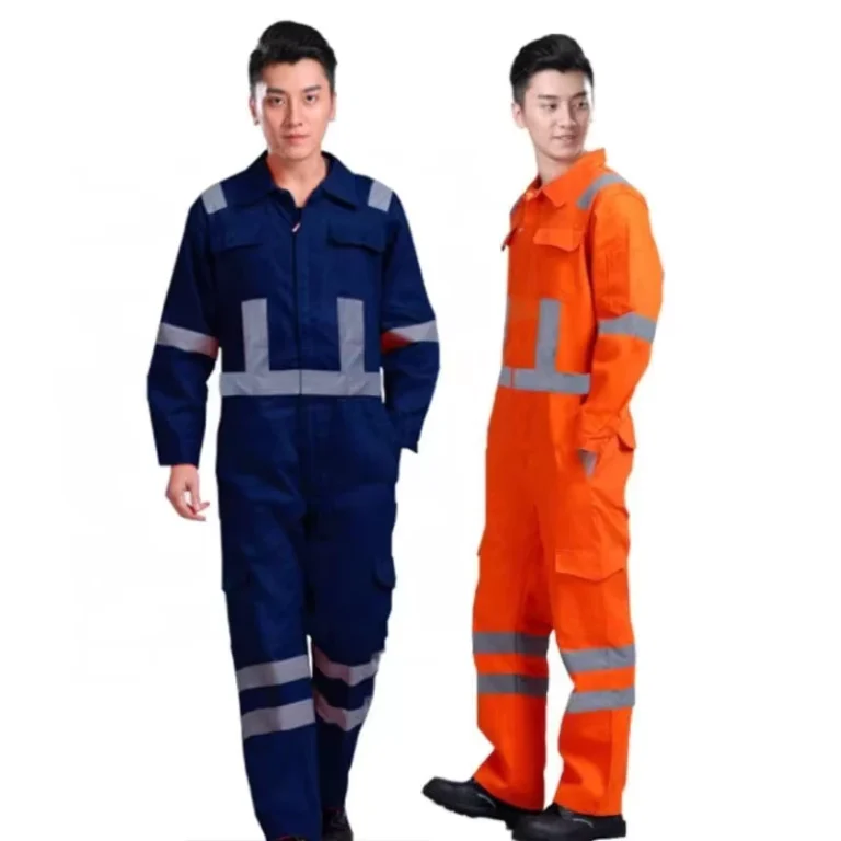 Workwear-Custom-Flame-Resistant-FR-Anti-static-Breathable-Cotton-High-Visibility-Hi-Vis-Protective-Safety-Overall-Coverall