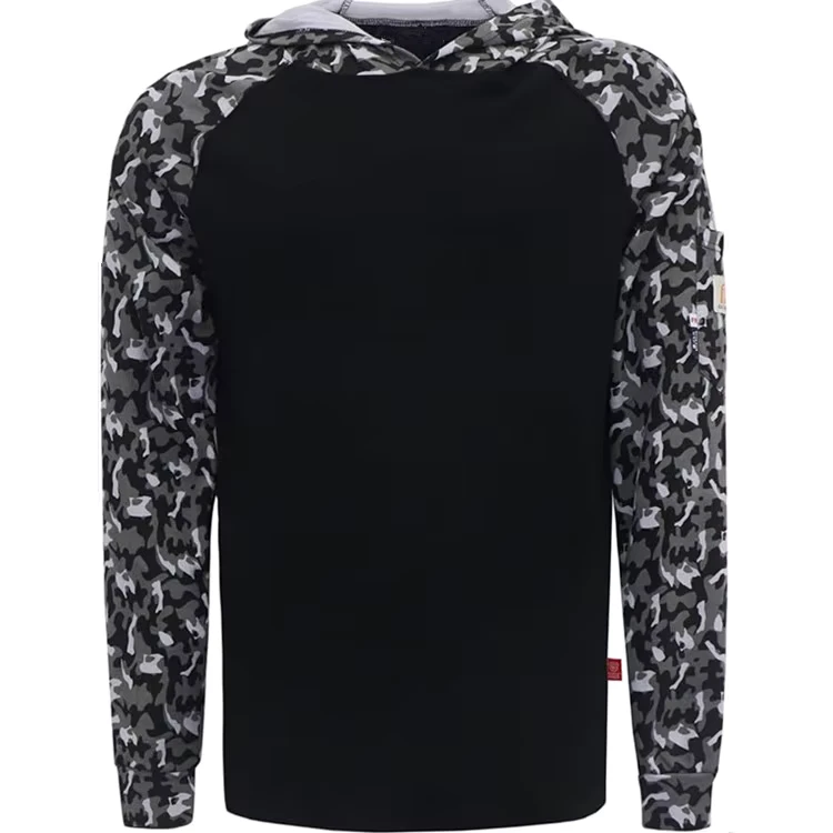 Workwear FR Clothing 7oz Fire Retardant Hoody FRC Sweatshirt Cotton Camouflage Pullover Hooded Flame Resistant T Shirts