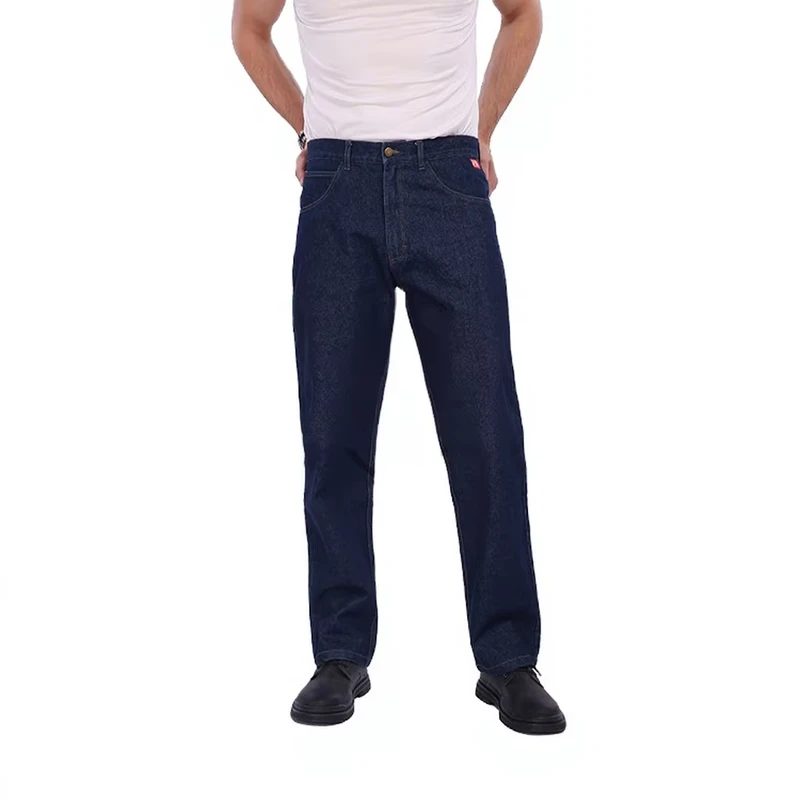 Workwear Fire Proof FR Jeans NFPA 2112 Standard Radiation Proof 100% Cotton Safety Work Pants with Level B Protection