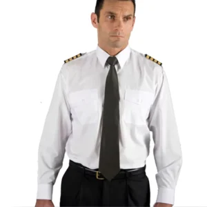 Workwear Guard Uniform Set, White Security Uniform