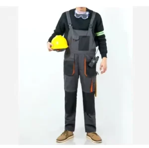 Workwear Storm Waterproof Bib Pants for Men Breathable Material Workwear Men’s Work FR Bibs Pants
