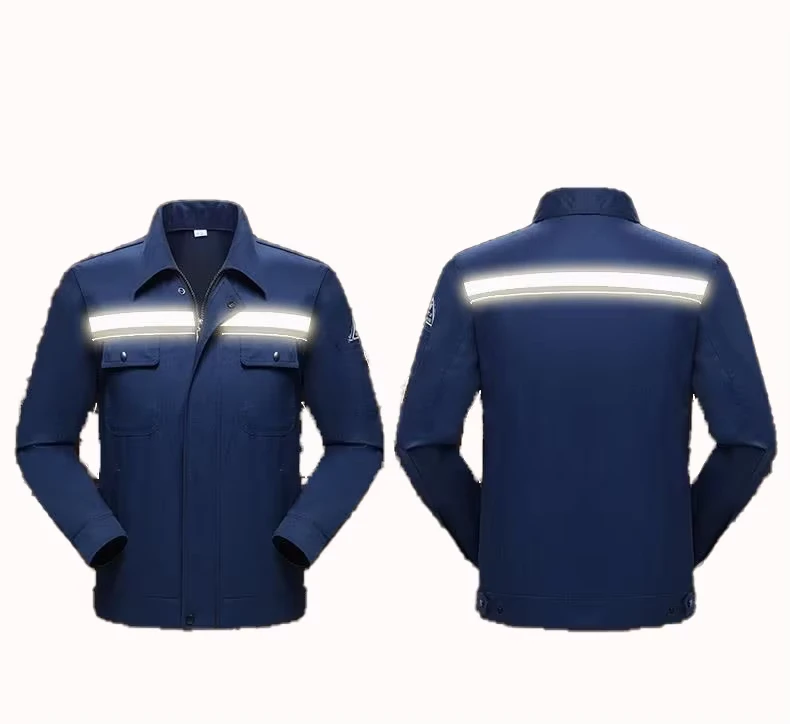 Workwear Uniform for Industrial Men Polyester Cotton Antistatic Work Gear Work Clothes
