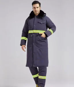 Workwear for Cold Storage Freezers Extremely Cold Proof Work Jacket with Jumpsuit Overall Coverall
