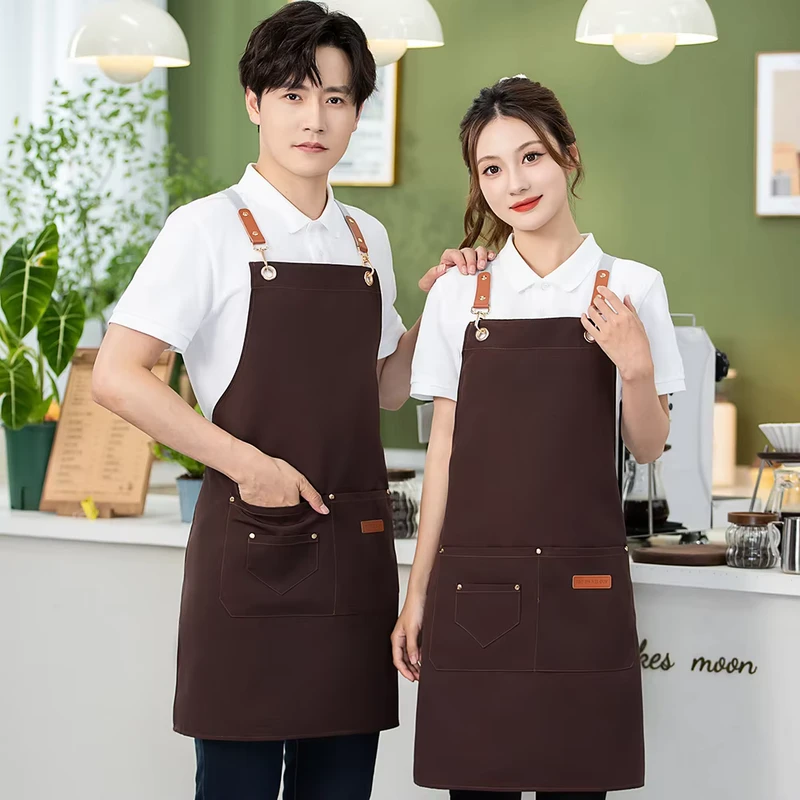 X Shaped Multi Purpose Polyester Apron For Chefs Artists Cross Adjustable Custom Logo Durable Reusable Available 9 Colors Salon